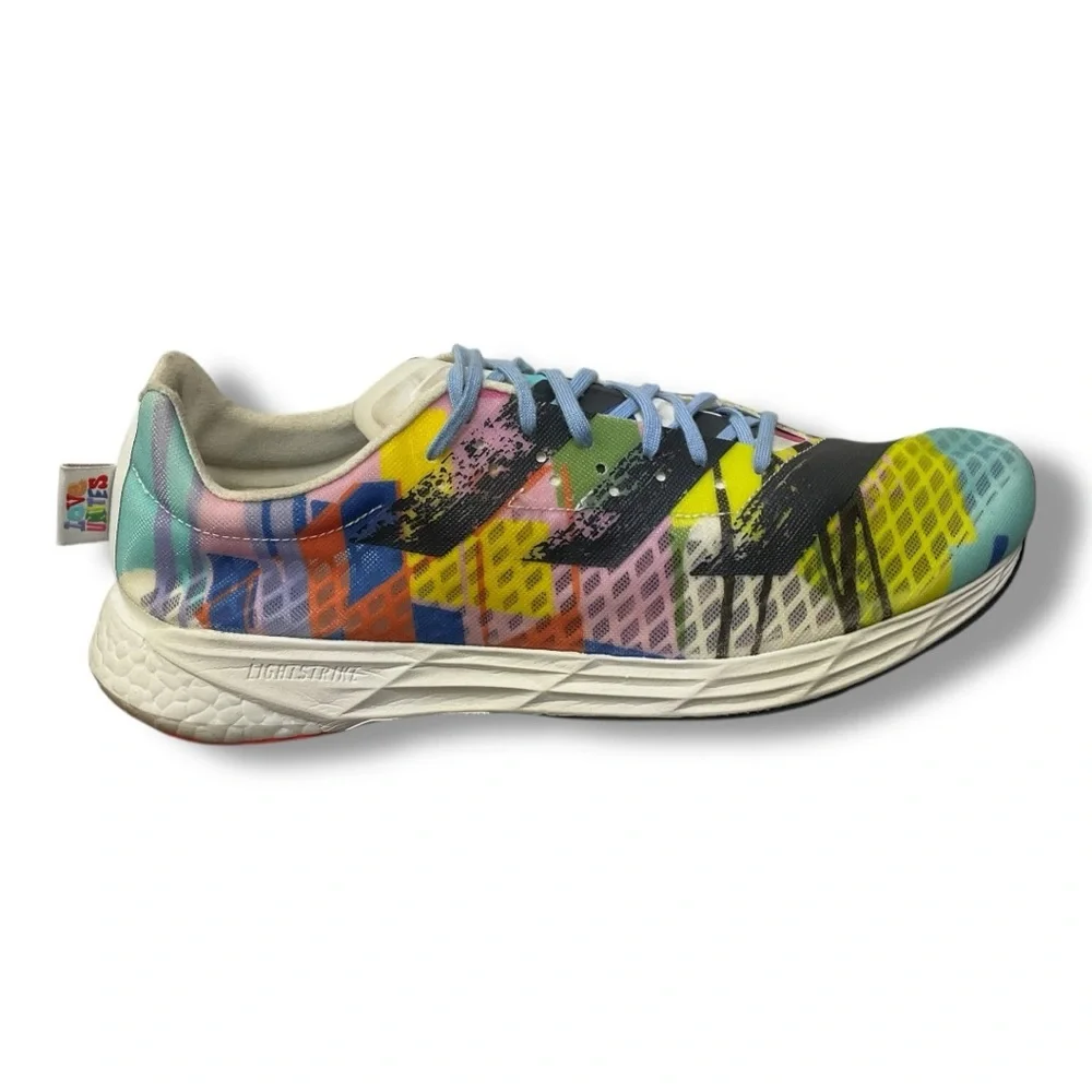 Adidas Adizero Pro Love Unites Pride Multicolor‎ Running Shoes Mens 12 GW7565